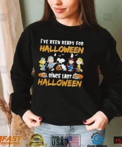 Snoopy And Peanuts Friends Love Been Ready For Halloween Since Last Charlie Brown Halloween Shirt