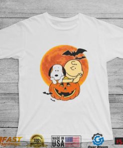 Snoopy Charlie Brown Halloween Scary Pumpkin Charlie Brown Halloween Tee Shirt