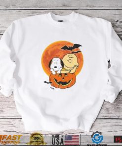 Snoopy Charlie Brown Halloween Scary Pumpkin Charlie Brown Halloween Tee Shirt