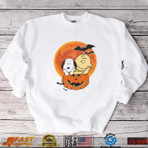 Snoopy Charlie Brown Halloween Scary Pumpkin Charlie Brown Halloween Tee Shirt