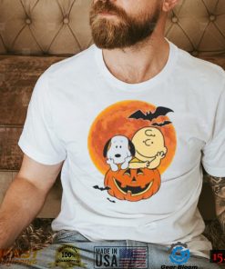 Snoopy Charlie Brown Halloween Scary Pumpkin Charlie Brown Halloween Tee Shirt