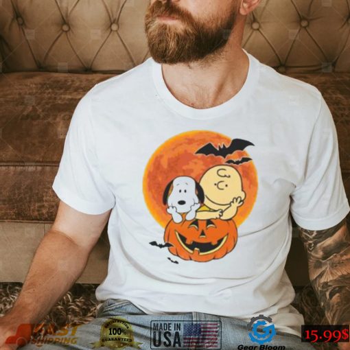 Snoopy Charlie Brown Halloween Scary Pumpkin Charlie Brown Halloween Tee Shirt