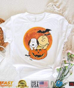 Snoopy Charlie Brown Halloween Scary Pumpkin Charlie Brown Halloween Tee Shirt