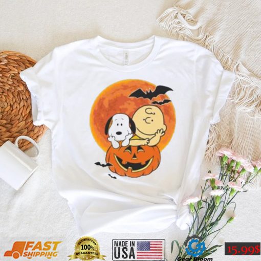 Snoopy Charlie Brown Halloween Scary Pumpkin Charlie Brown Halloween Tee Shirt