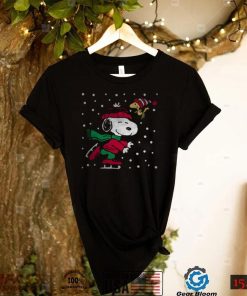 Snoopy Christmas, Peanuts Snoopy, Christmas Snoopy Ice Skating Pullover Shirt