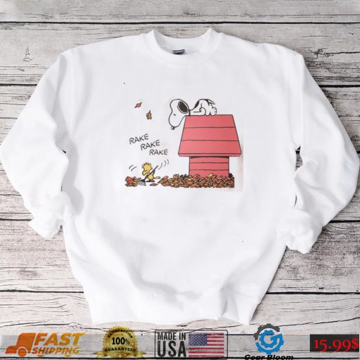 Snoopy Dog Autumn Maples T Shirt