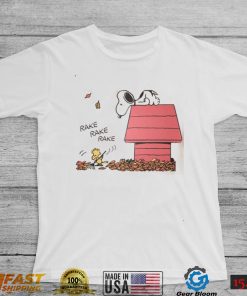 Snoopy Dog Autumn Maples T Shirt