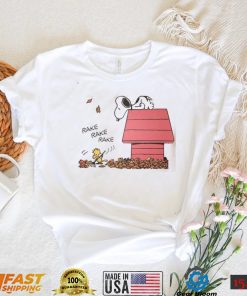 Snoopy Dog Autumn Maples T Shirt