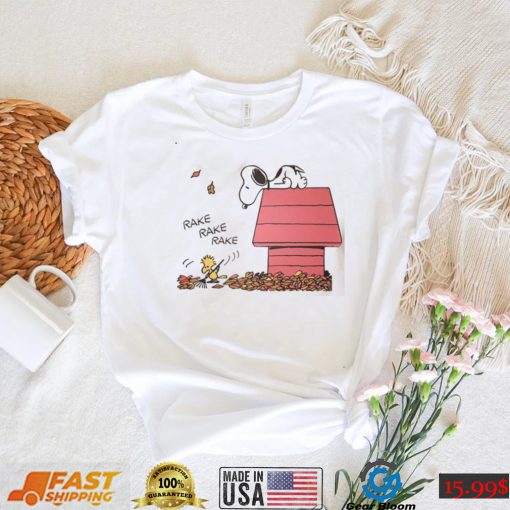 Snoopy Dog Autumn Maples T Shirt