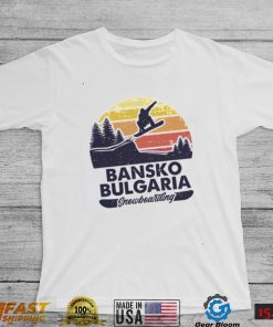 Snowboarding Bulgaria Design Unisex T Shirt