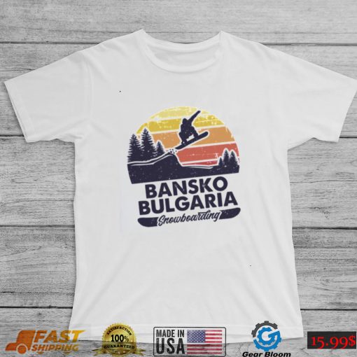 Snowboarding Bulgaria Design Unisex T Shirt