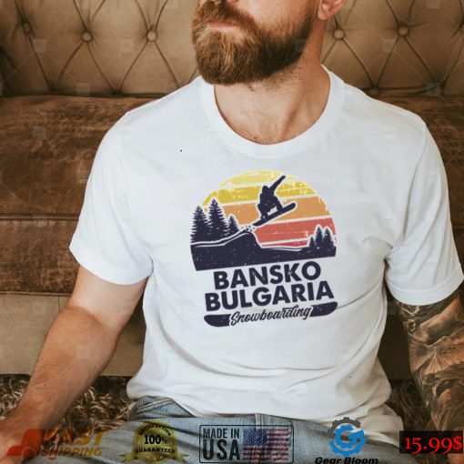 Snowboarding Bulgaria Design Unisex T Shirt