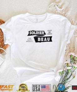 Soldier Beau the Supe Sheriff locked and loaded logo shirt