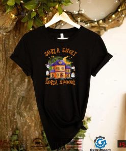 Sorta Sweet Sorta Spooky Watercolor Haunted House Shirt