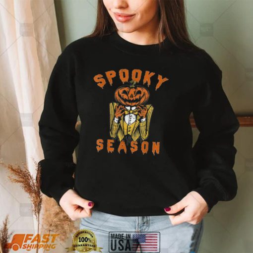 Spooky Skeleton Pumkin Halloween Shirt