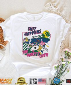 Spuds Mackenzie shit happens The Party’s over vintage shirt