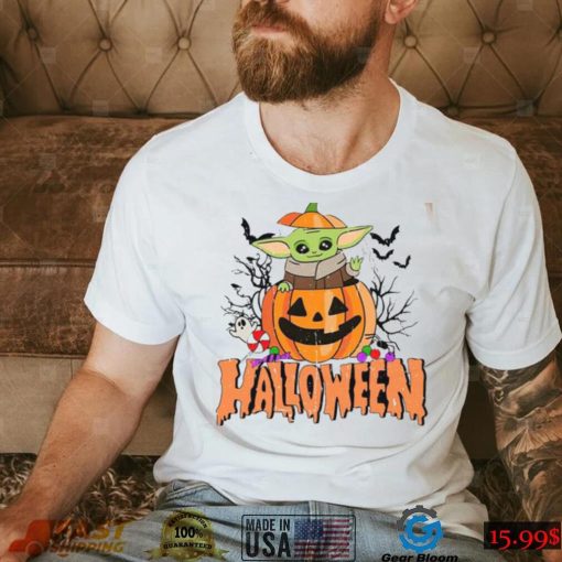 Star Wars Baby Yoda Pumpkin Halloween Shirt, Disney Vacation Shirt