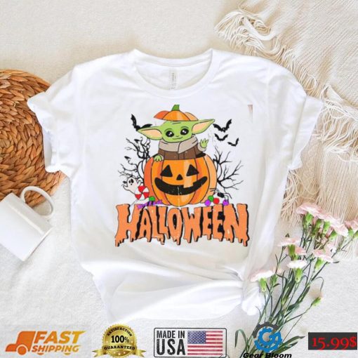 Star Wars Baby Yoda Pumpkin Halloween Shirt, Disney Vacation Shirt