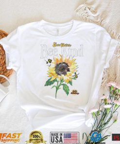Sunflowers and bee save nature bee kind art shirt