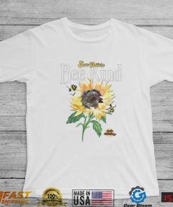 Sunflowers and bee save nature bee kind art shirt