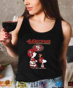 Super Bowl San Francisco 49ers T shirt Snoopy The Peanuts San Francisco 49ers