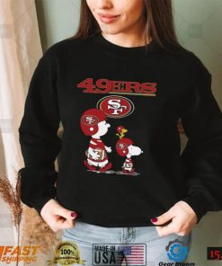 Super Bowl San Francisco 49ers T shirt Snoopy The Peanuts San Francisco 49ers