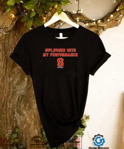 Syracuse Football Pl34sed with my performance logo shirt