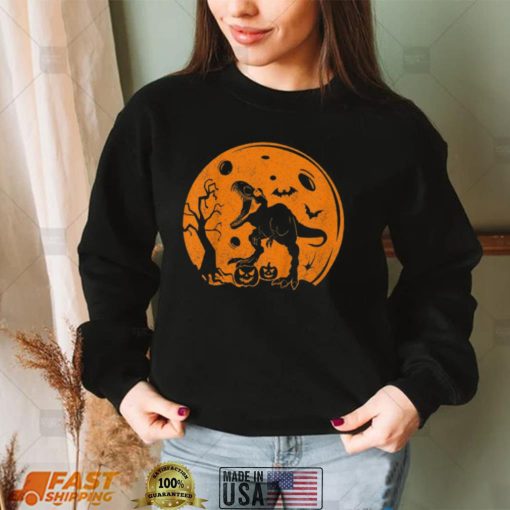 T rex Halloween Dinosaur Pumpkin Jackolantern Shirt