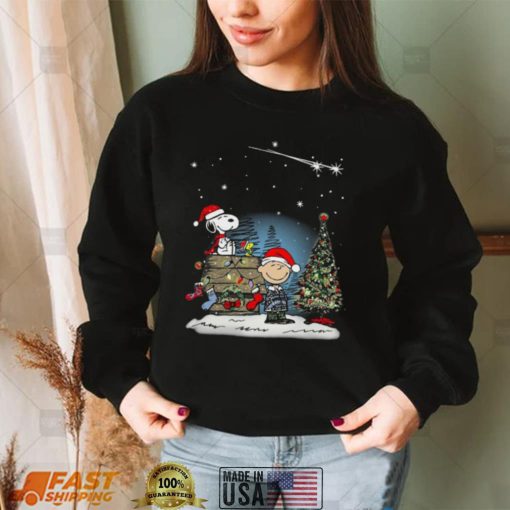 Charlie Brown And Snoopy Merry Christmas Charlie Brown Christmas T shirt