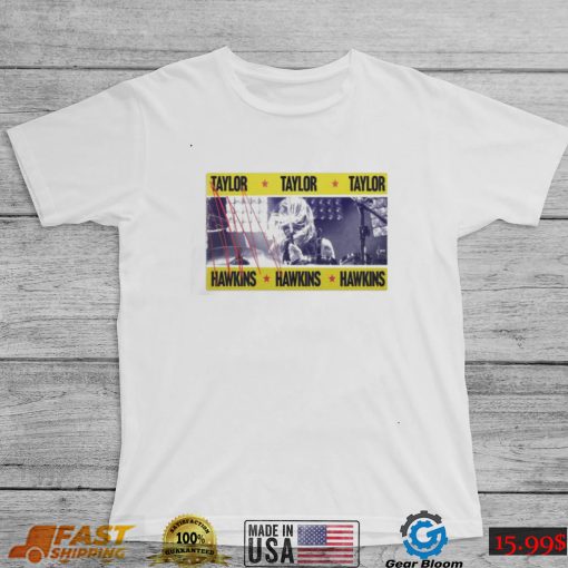 Taylor Hawkins tribute concert september tour 2022 poster t shirt