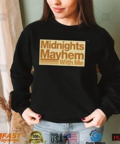 Taylor Swift Midnights Mayhem with me logo shirt