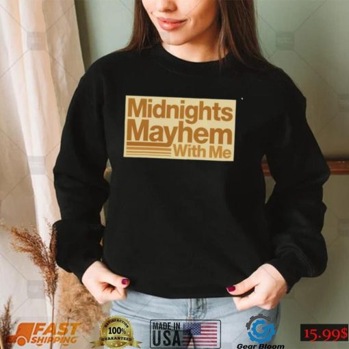 Taylor Swift Midnights Mayhem with me logo shirt