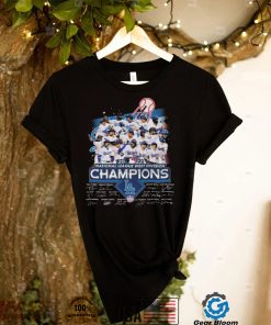 Team Baseball Los Angeles Dodgers 2022 National League West Division Champions Signatures shirt