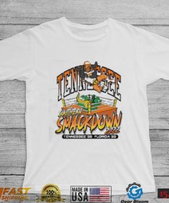 Tennessee comfort colors Florida southern smackdown 2022 Tennessee 38 Florio 33 dog and crocodile t shirt