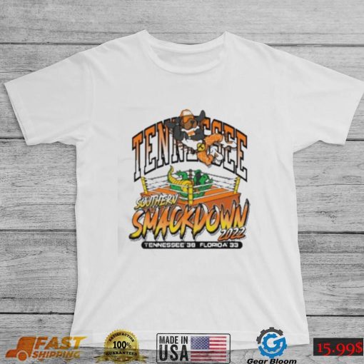 Tennessee comfort colors Florida southern smackdown 2022 Tennessee 38 Florio 33 dog and crocodile t shirt