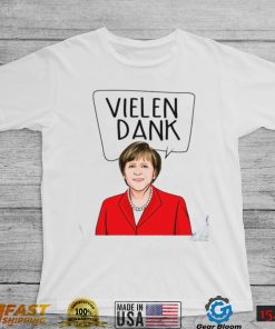 Thank You Vielen Dank Angela Merkel German Political Unisex T Shirt