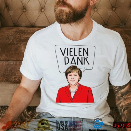 Thank You Vielen Dank Angela Merkel German Political Unisex T Shirt