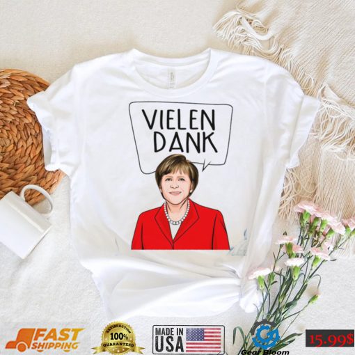 Thank You Vielen Dank Angela Merkel German Political Unisex T Shirt