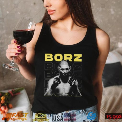 The Borz Khamzat Chimaev T shirt Long Sleeve, Ladies Tee