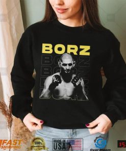 The Borz Khamzat Chimaev T shirt Long Sleeve, Ladies Tee