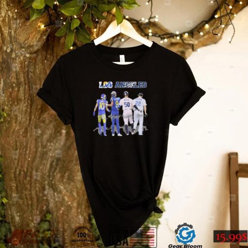 The Los Angeles Sports Team Players Signatures Shirt