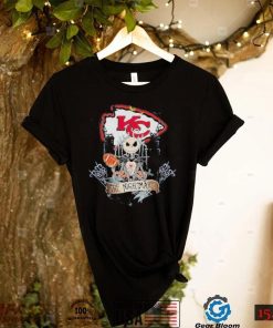 The nightmare Kansas City logo and skeleton t shirt