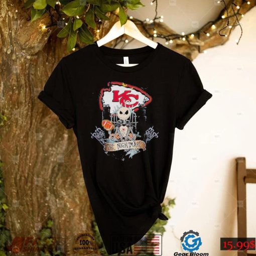 The nightmare Kansas City logo and skeleton t shirt