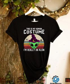 This Is My Human Costume Alien Halloween Shirt