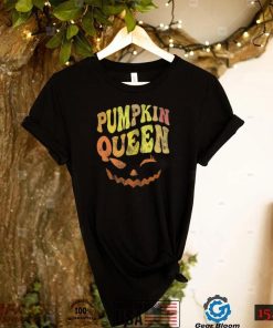 This Is My Scary Pumpkin Queen Halloween Lady Groovy Carving Shirt
