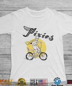 Tony Pixies riding bicycle shirt