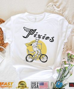 Tony Pixies riding bicycle shirt