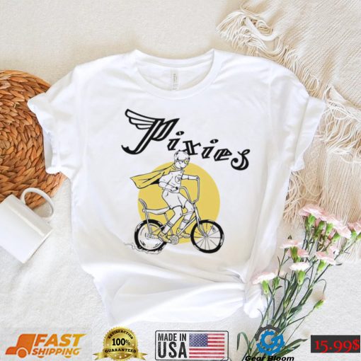 Tony Pixies riding bicycle shirt