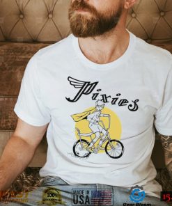 Tony Pixies riding bicycle shirt