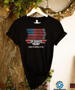 Top Desantis Airline Bringing the Border to You Martha’s Vinyard Us Flag T Shirt